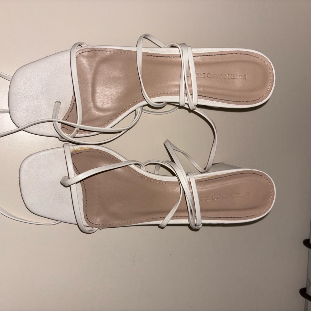 Princess Polly  strappy lace up heels